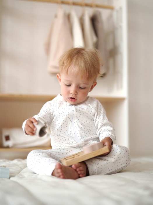 слип на молнии "мишутка" 0+ от 0 до 12 мес с изнаночной стороны