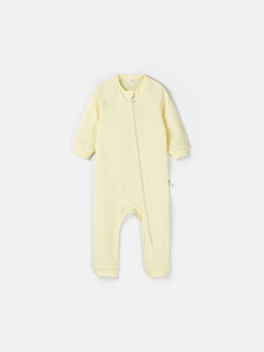 слип на молнии "нарцисс" 0+ от бренда bungly вид слева