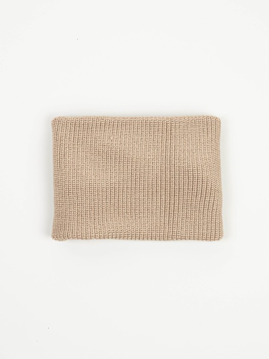 снуд из смесовой шерсти "экрю" жемчужная резинка по цене 649 руб вид справа