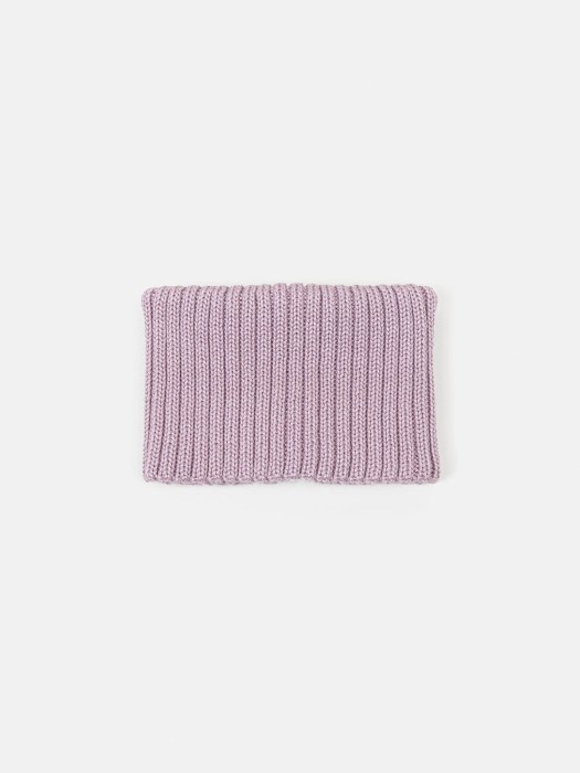 снуд из смесовой шерсти "вереск" вертикальная вязка фотография