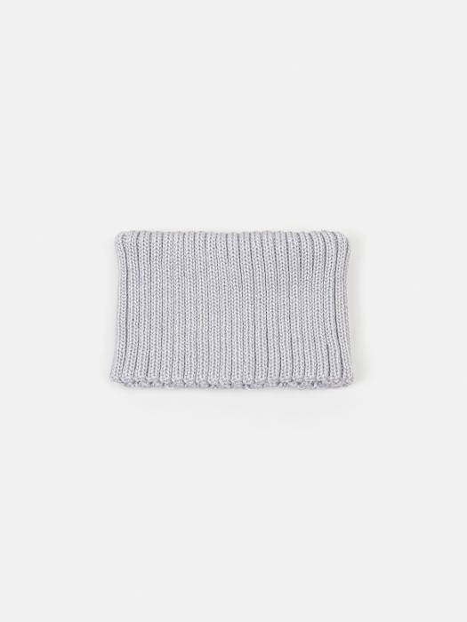 снуд из смесовой шерсти "жемчуг" вертикальная вязка фотография