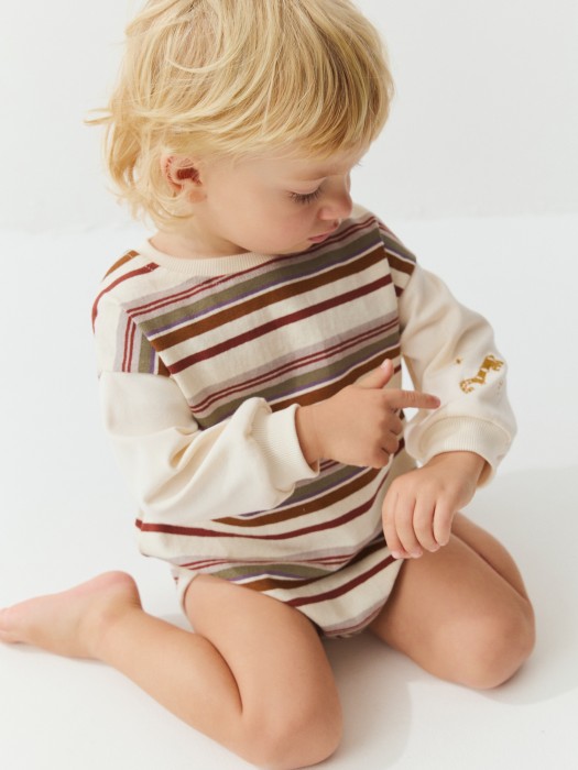 свитшот боди "полоска" 0+ по цене 2499 руб вид справа