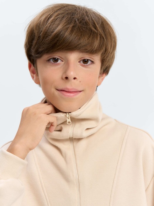 свитшот "это норм" 7+ универсального стиля с лицевой стороны