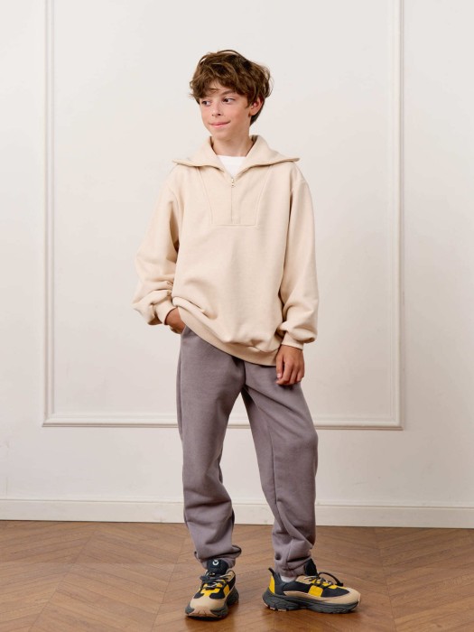 свитшот "это норм" 7+ от 8 до 12 лет с изнаночной стороны