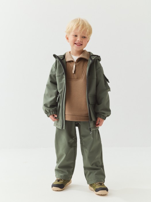 свитшот "какао" утепленный по цене 2799 руб вид справа