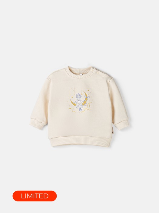 свитшот "лунная сказка" утепленный без начеса 0+ фотография