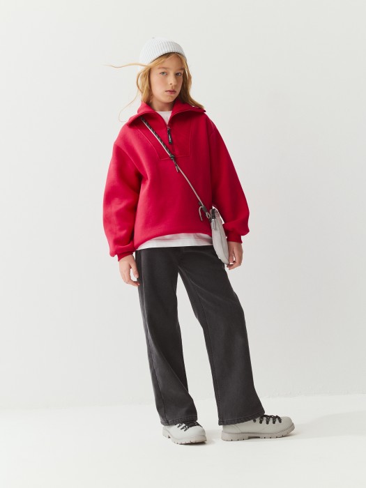 свитшот "малина" утепленный 7+ по цене 3999 руб вид справа