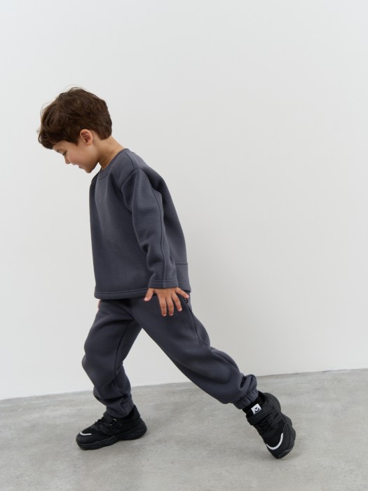 свитшот "маренго" утепленный из проверенных материалов спереди