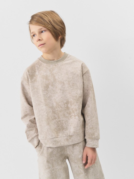 свитшот облегченный "беж" 7+ из проверенных материалов спереди