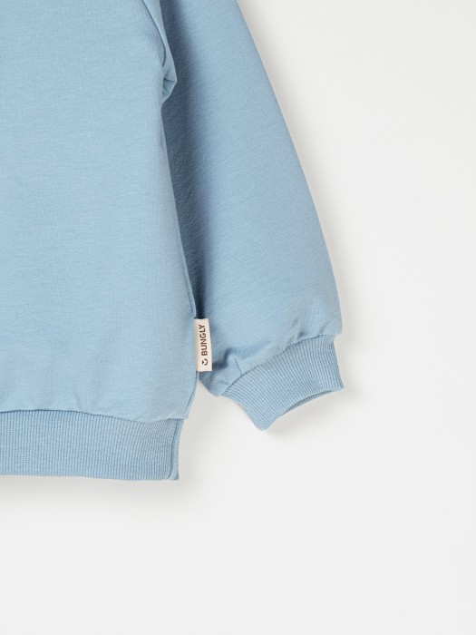 свитшот облегченный "дымка" с вышивкой по цене 1469 руб вид справа