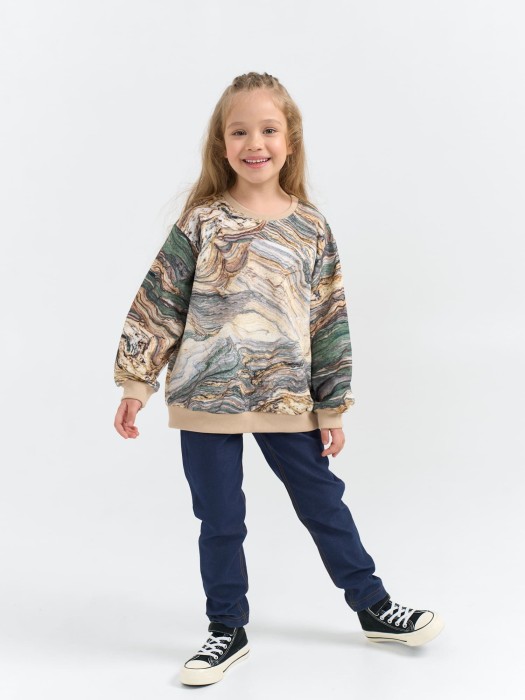 свитшот облегченный "малахит" из проверенных материалов спереди