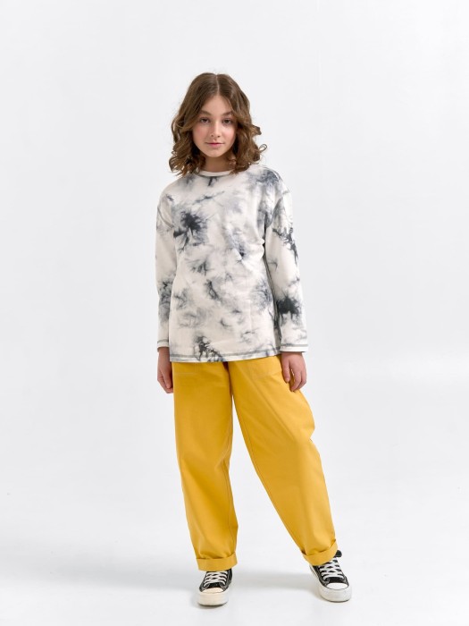 свитшот облегченный "мрамор" 7+ из проверенных материалов спереди