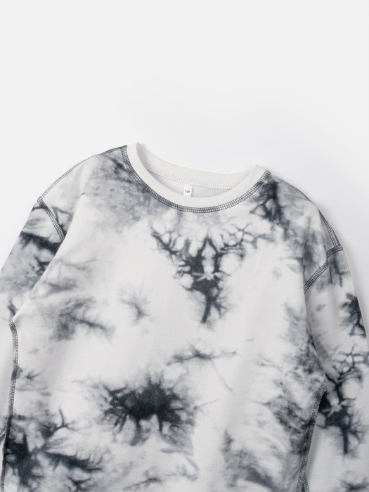 свитшот облегченный "мрамор" по цене 1139 руб вид справа