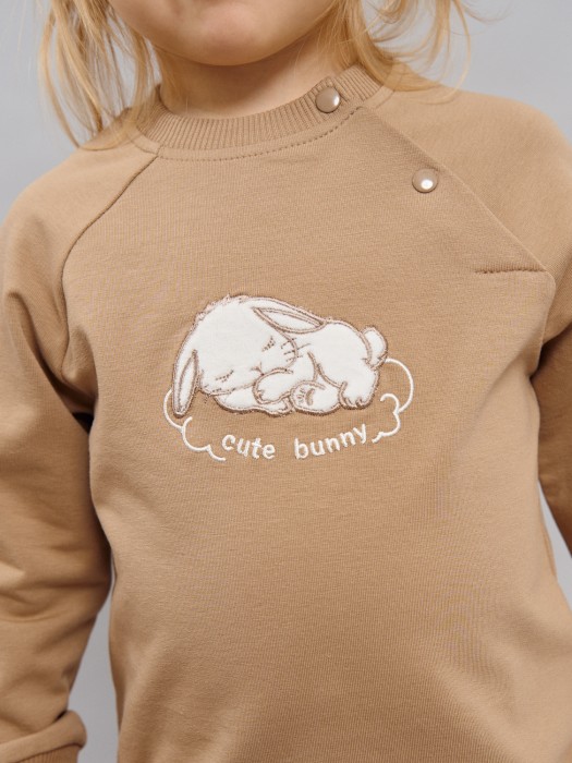 свитшот облегченный "орех" 0+ из проверенных материалов спереди