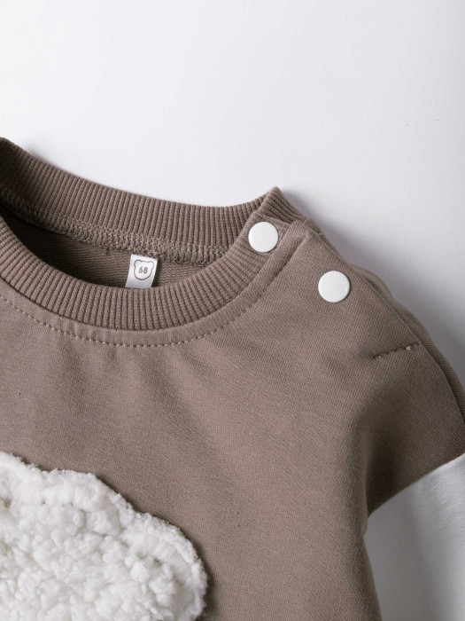 свитшот облегченный "овечка" 0+ по цене 1379 руб вид справа