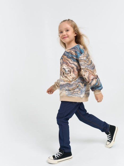 свитшот облегченный "сапфир" из проверенных материалов спереди