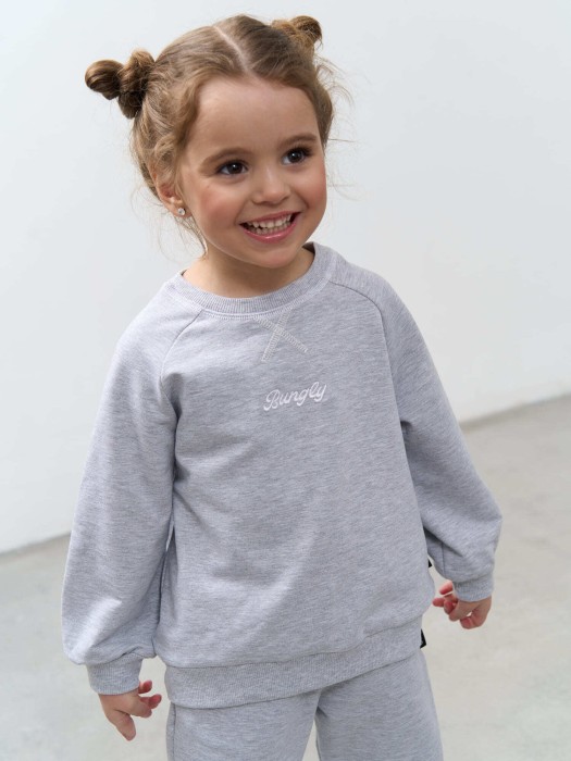 свитшот облегченный "серый меланж" из россии вид сбоку