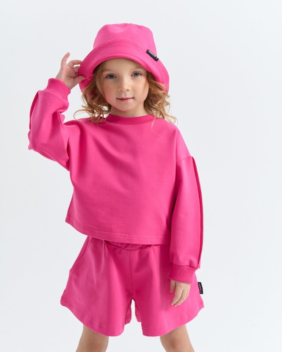 свитшот облегченный укороченный "бабл-гам" из проверенных материалов спереди