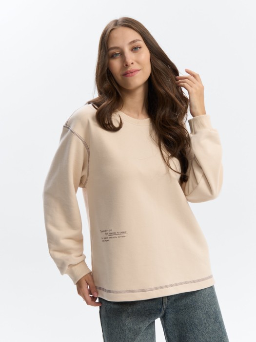 свитшот "про любовь" женский фотография