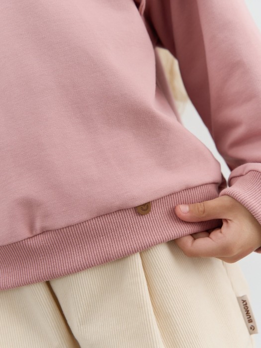 свитшот с крылышками облегченный "розовая дымка" из россии вид сбоку