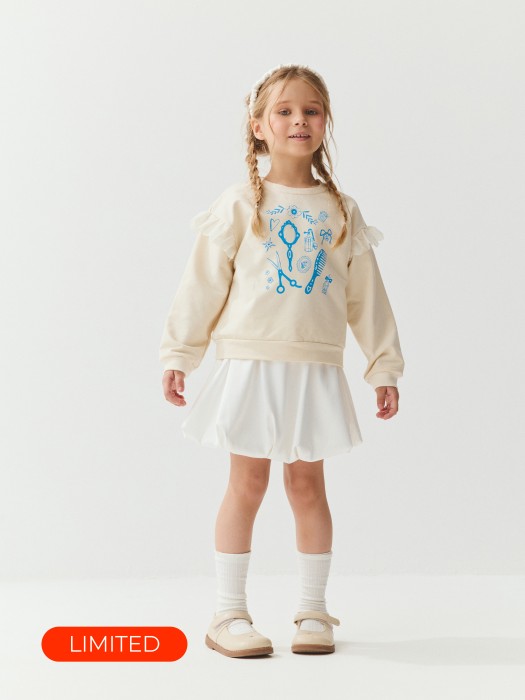 свитшот с рюшей "куколка" фотография