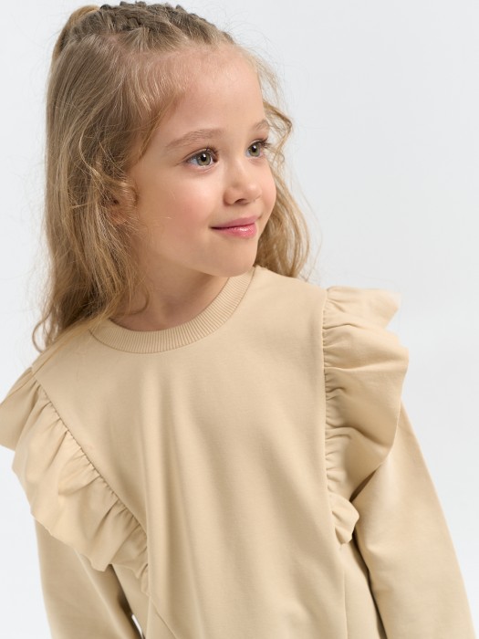 Товар крем-брюле цвета с внутренней стороны