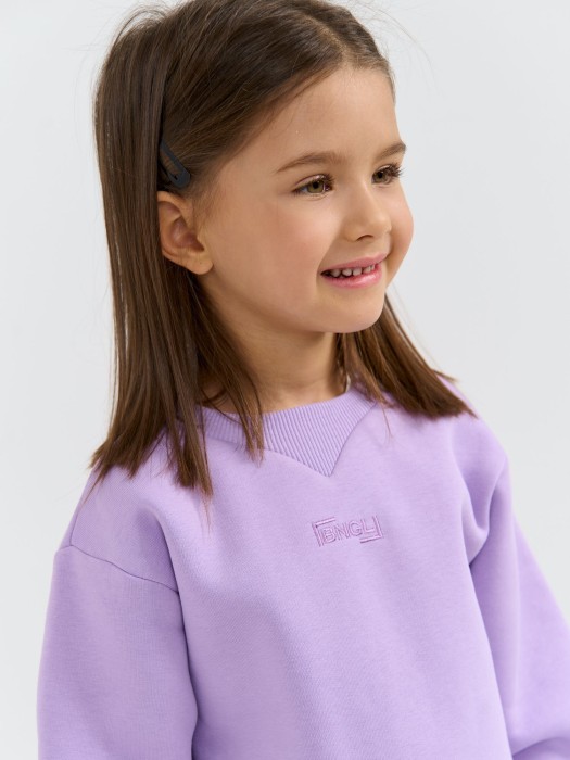 свитшот "сирень" утепленный из россии вид сбоку