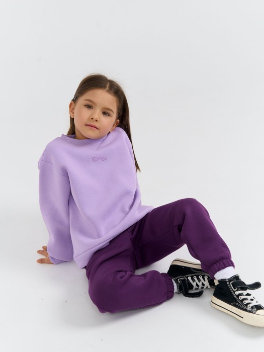 свитшот "сирень" утепленный из проверенных материалов спереди