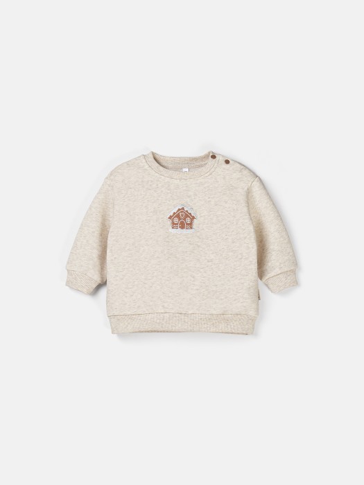 свитшот "ванильный пудинг" утепленный 0+ фотография