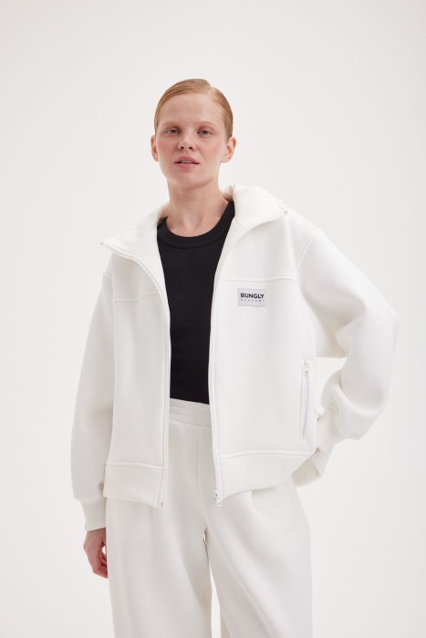 толстовка на молнии утепленная "сахар" женская фотография