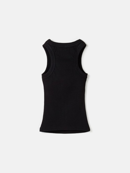 топ халтер в рубчик "уголь" женский по цене 1743 руб вид справа