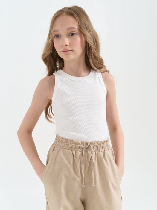 топ из кашкорсе "тофу" 7+ от бренда bungly вид слева