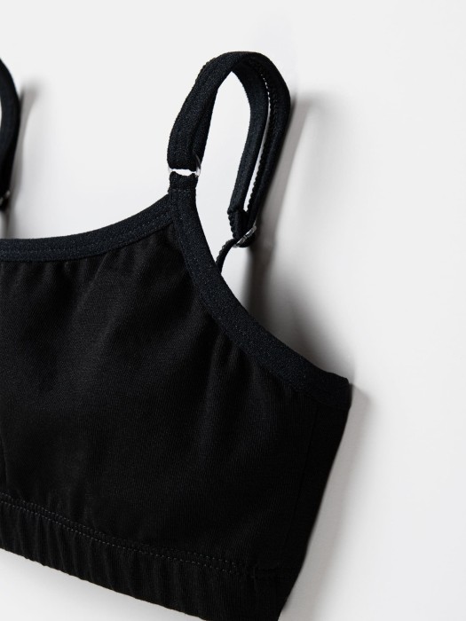 топы для девочек "уголь/серый меланж" 2 шт 7+ по цене 959 руб вид справа