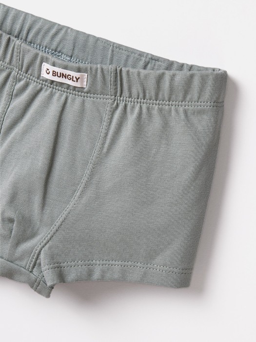 трусы боксеры для мальчиков "кокос/полынь" 2 шт из россии вид сбоку