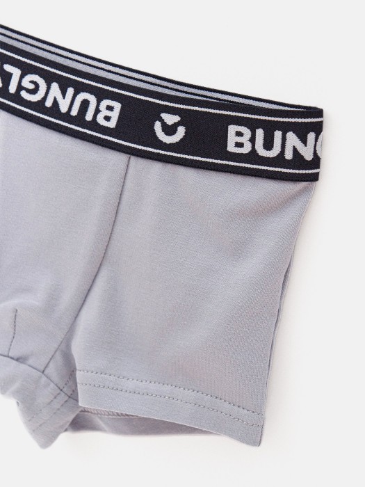 трусы боксеры для мальчиков "уголь/туман" 2 шт из проверенных материалов спереди