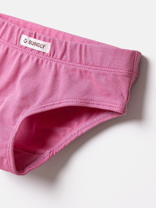 трусы для девочек "пион/лаванда" 2 шт из россии вид сбоку