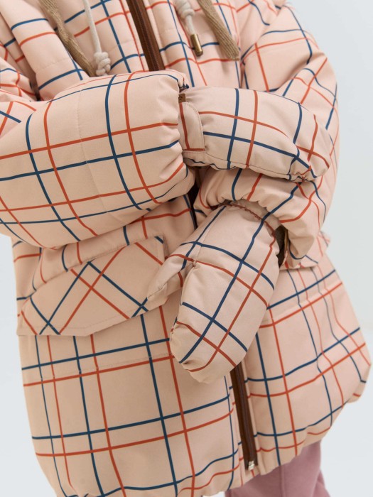 варежки "беж" из россии вид сбоку