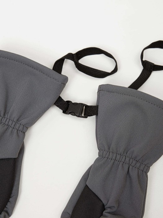 варежки softshell "графит" из россии вид сбоку