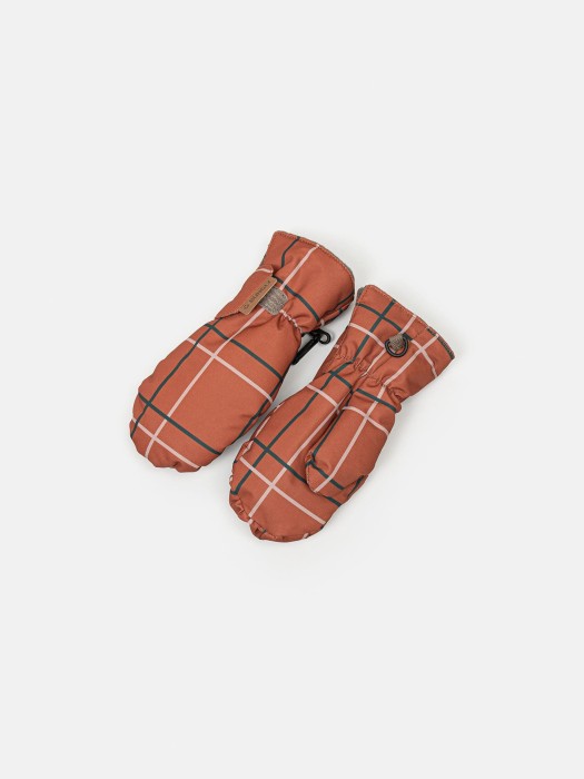 варежки "терракот" фотография