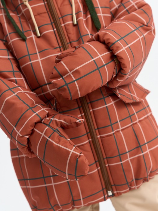 варежки "терракот" из россии вид сбоку