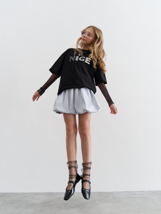 юбка баллон "снежная дымка" 7+ по цене 1399 руб вид справа