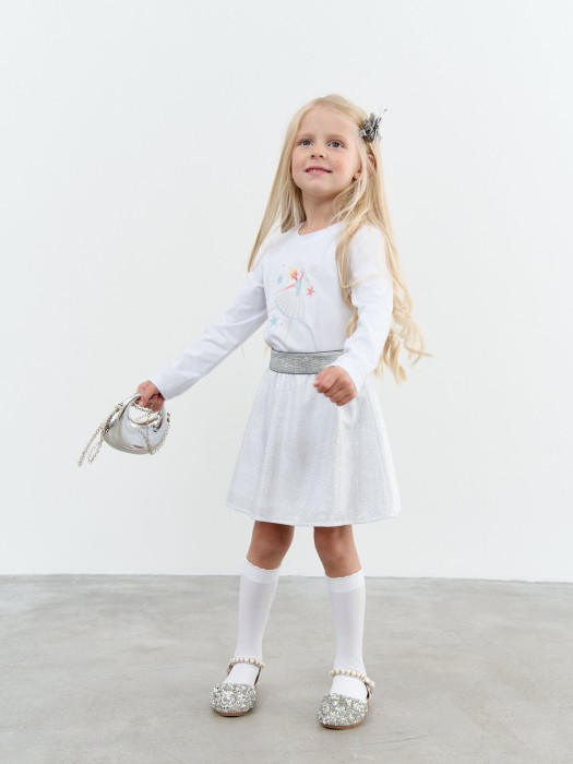 юбка "серебро" по цене 1699 руб вид справа