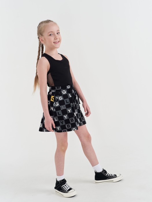 юбка-шорты "банглимания" 7+ из россии вид сбоку