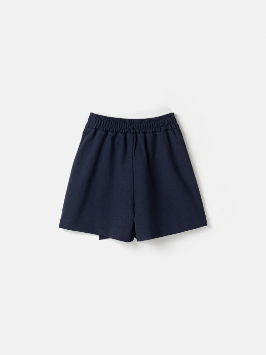 юбка-шорты "синие" 7+ из россии вид сбоку