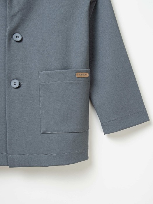 жакет "серый" 7+ из россии вид сбоку