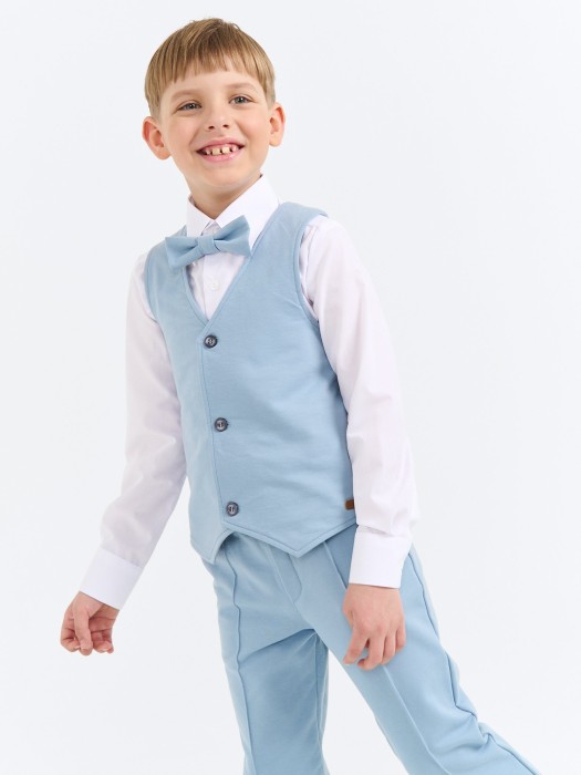 жилет "дымка" от бренда bungly вид слева