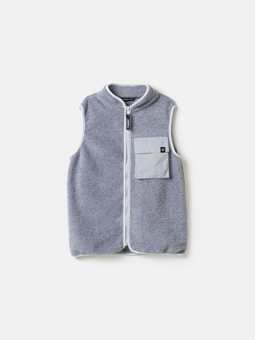 жилет флисовый "серый меланж" 7+ фотография