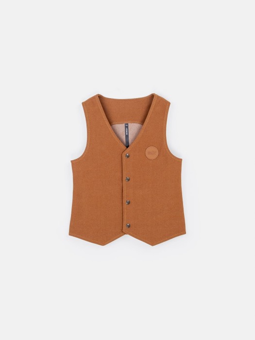 жилет из джинскота "песок" подростковый фотография