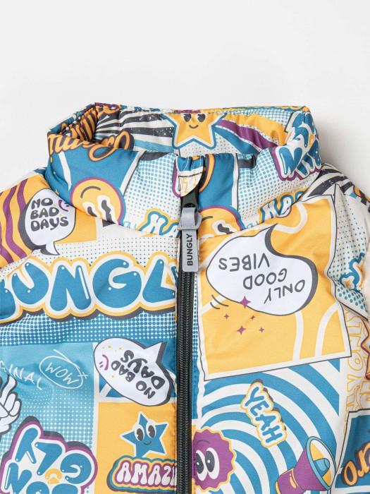 жилет на молнии "comic hero" из россии вид сбоку