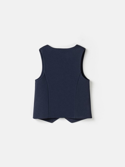 жилет "синий" 7+ - качественный продукт вид сбоку